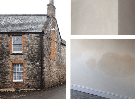 Example of penetrating damp