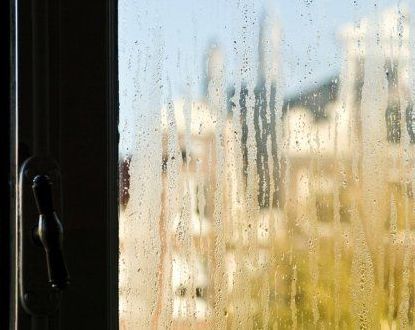 Condensation on the windows Condensation on the windows